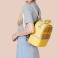thumbnail image 6 of Sunveno Insulated Lunch Box Double Deck Cooler Bag, Yellow, 6 of 6