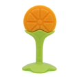 thumbnail image 1 of Newborn Freezer Safe Toddler Chew Toys Silicone Banana Toothbrushes Fruit Teethers Soothe Babies Gums Baby Teether, 1 of 5