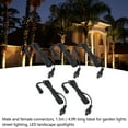 thumbnail image 4 of Deck Light Extension Cable, 4.9ft Safe Male And Female Connectors LED Deck Light Extension Cord 5pcs  For Outdoor, 4 of 8