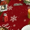thumbnail image 2 of Table Runner 13x72 Inch,Red Snowman Let It Snow Winter, Seasonal Christmas Kitchen Dining Table Decoration for Home Party Indoor, 2 of 6