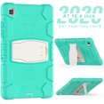 thumbnail image 6 of XYX Case for Samsung Galaxy Tab A7 10.4 inch (SM-T500/SM-T505/SM-T509), Dual Layer Slim Heavy Shockproof Rugged Protective Cover Case with Kickstand (Mint Green), 6 of 7