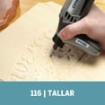 thumbnail image 4 of Accesorio Escariador 116 Alta Velocidad Trapecio 1/4 Dremel Dremel 2615000116, 4 of 4