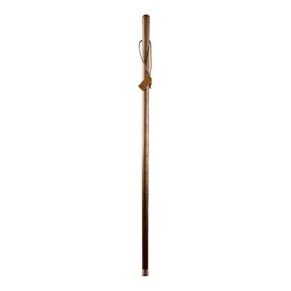 Brazos 55" Free Form Pine Wood Walking Stick Hiking Trekking Pole, Brown, , 55"