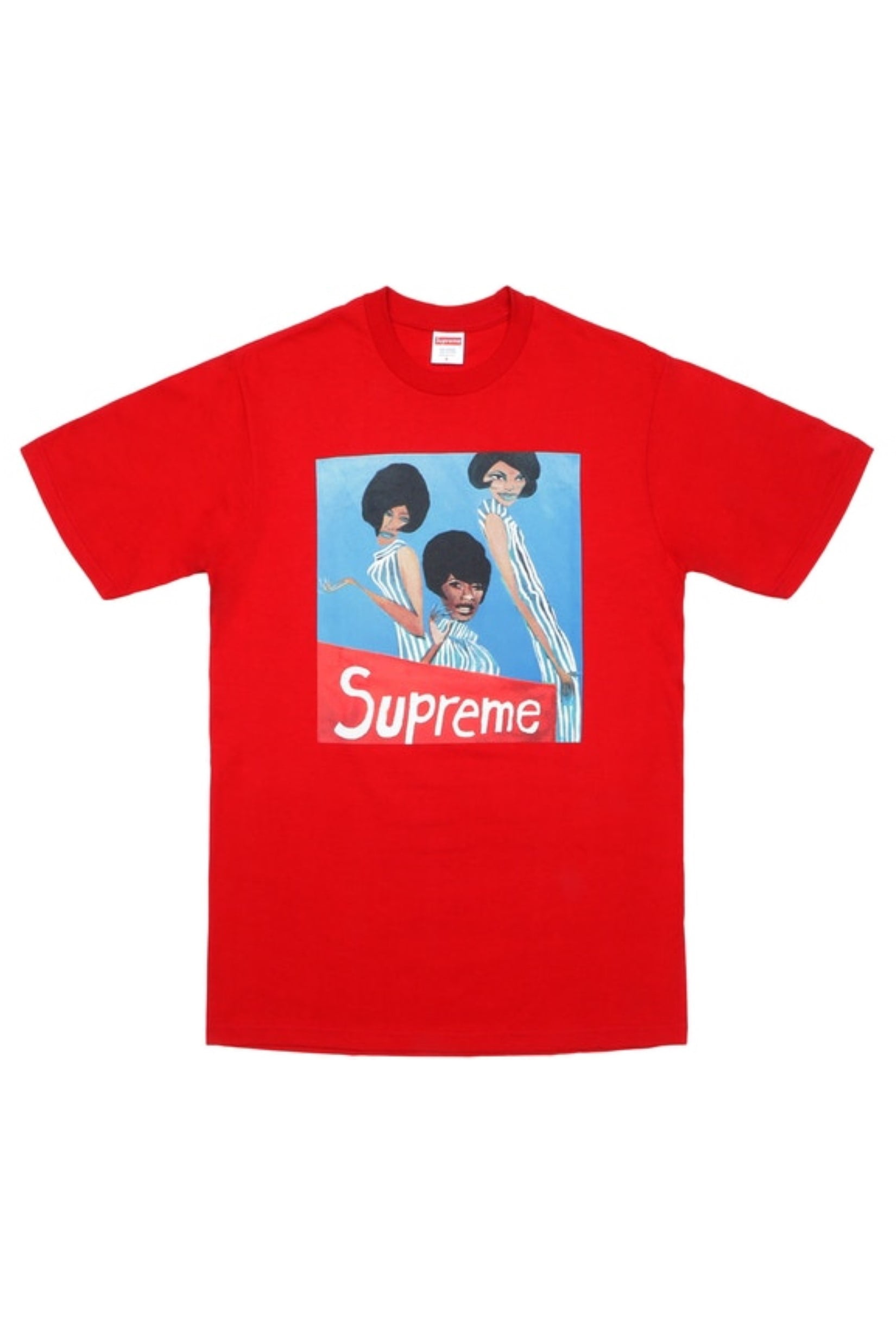 supreme group tee red