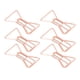thumbnail image 4 of 100 PCS Clips de papel Portátil Encantador Práctico Galvanoplastia Clip de papel de metal de oro rosa Caja Suministros de oficina Pajarita, 4 of 10