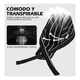 thumbnail image 4 of 6pzs Gorro De Cheff Gorro Para Cocina Estilo Turbante Unisex Rallas Malubero Negro, Blanco, 4 of 4