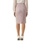 thumbnail image 3 of FALDA DE TWEED A CUADROS DE CINTURA ALTA Y LONGITUD A LA RODILLA PARA MUJER INSPIRE CHIC XL ROSA, 3 of 6