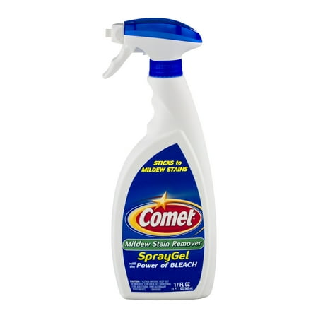 Comet Mildew Stain Remover Spray Gel, 17 oz