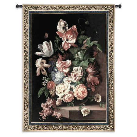 FineArtTapestries 2134-WH Flowers Of Grace Small Wall 