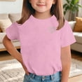thumbnail image 7 of Asxite Toddler Tshirt Rhinestone Print Short Sleeve Crew Neck Fashion Casual Breathable Summer Tops 1-13Y, 7 of 7