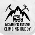 thumbnail image 4 of Inktastic Rock Climber Mommy Climbing Buddy Boys or Girls Baby Bib, 4 of 4
