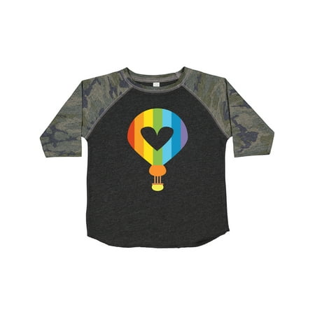 

Inktastic Rainbow Hot Air Balloon Gift Toddler Boy or Toddler Girl T-Shirt