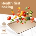 thumbnail image 5 of HONGBAKE 10-Piece Nonstick Carbon Steel Bakeware Set, Baking Sheet Set, Baking Pans, Cake & Loaf Pans, Muffin Pan, Champagne Gold, 5 of 8
