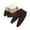 Coffee, variant on cfhntfmh Newborn Boys Girls Winter Outfits Warm Long Sleeve Crewneck Color Block Sweater Jogger Pants Baby Infant Knitted Sets