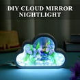thumbnail image 3 of Pcapzz Cloud Butterfly Mirror Lamp Kit DIY Butterfly Night Light Decorative Cloud Butterfly Lamp USB/Battery Powered Cloud Night Light Delicate Cloud Sleeping Lamp for Bedroom Desk Children Gift, 3 of 9