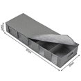 thumbnail image 1 of Organizador De Ropa Plegable Para Debajo De La Cama, Bolsa De Almacenamiento Con Divisores Ajustables, Con Asa Reforzada, Cierre De Cremallera, Ventana Transparente Advancent HA023467-00, 1 of 7