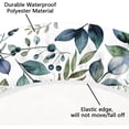 thumbnail image 4 of Round Tablecloth Fitted Elastic Edge Patio Table Covers Wrinkle Resistant Waterproof Vinyl Table Cloth for Picnic Camping Indoor and Outdoor，Watercolor Leaves and Berries 45"-56", 4 of 4