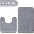 thumbnail image 6 of Softlife Bathroom Rug Sets 2 Pcs Absorbent Microfiber Washable Mats Dry Quickly Home Decor and Bath Room Accessories, 6 of 7