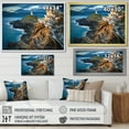 thumbnail image 4 of Designart "Lighthouse on the Coast I" Coastal Framed Wall Art Decor - Coastal Brown Coastal Light House Entryway Framed Wall Art, 4 of 6