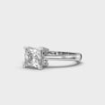 thumbnail image 3 of 1 Carat Beautiful IGI Certified Lab Grown Diamond Engagement Ring for Women 10K White Gold | Princess Cut Lab Created Solitaire Diamond Rings | Size 7 Diamond-Capitals, 3 of 8
