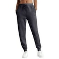 thumbnail image 5 of Kopltyrfg Women's Fleece Lined Joggers with Pockets High Waisted Straight Leg Sweatpants Winter Warm Lounge Jogging Pants (Dark Gray,L), 5 of 5