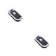 thumbnail image 1 of Sidaley Estuche para llaves Paquete completo de 360 ​​​​° Soporte para llaves Impermeable Antiarañazos Carcasa remota Protector Plata Monocasco 2piezas, 1 of 6