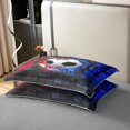 thumbnail image 4 of Erosebridal Soccer 100% Cotton Duvet Cover King Size,Sport Theme 100% Cotton Comforter Cover King,Black Reversible,3pcs(No Comforter), 4 of 6