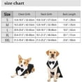 thumbnail image 4 of UOSIA Dog Tuxedo Dog Suit and Bandana Set Dogs Formal Wedding Party Costume Shirt,XXL,Purple, 4 of 6
