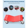 thumbnail image 7 of Car Wheel Dolly Set of 4,6000lbs Capacity Heavy Duty Vehicle Mover with 360° Swivel Casters and Brakes, Steel Tire Moving Skates for Garage Storage, Moving Cars, Trucks, Trailers, 7 of 7