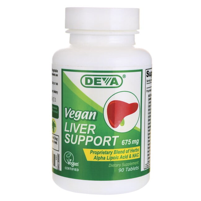 Deva Nutrition - Liver Support Vegan 675 mg. - 90 Tablets