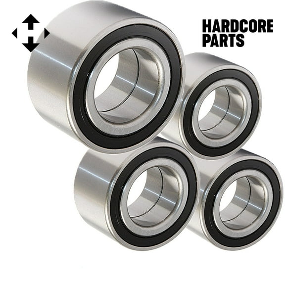 4 QTY Front & Rear Wheel Bearings - Fits Yamaha Grizzly YFM550 YFM660 YFM700 2003-2017