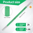 thumbnail image 2 of Sangle d'Élingue de Levage Robuste, Lot de 2, Sangles en Polyester, Élingues de Levage de Cargaison 2 m, Résistance Maximale 4409 Lb pour Levage, Tirage, Remorque de Véhicule (2T Vert), 2 of 5