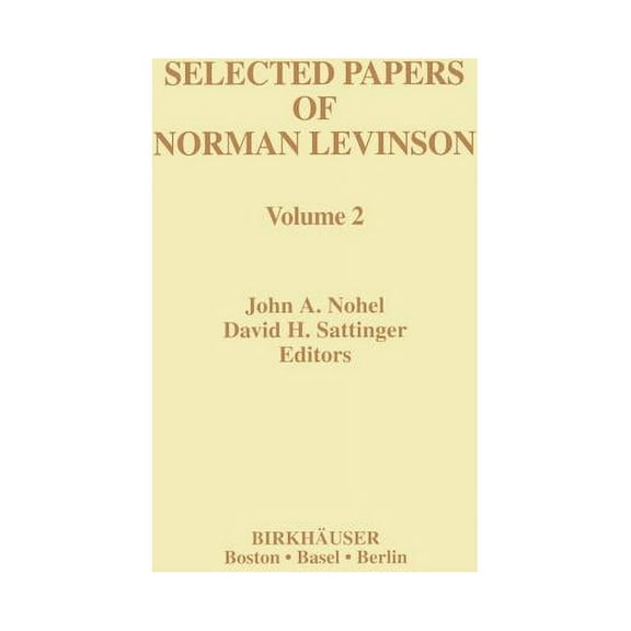 Contemporary Mathematicians Selected Papers of Norman Levinson: Volume 2, (Paperback)