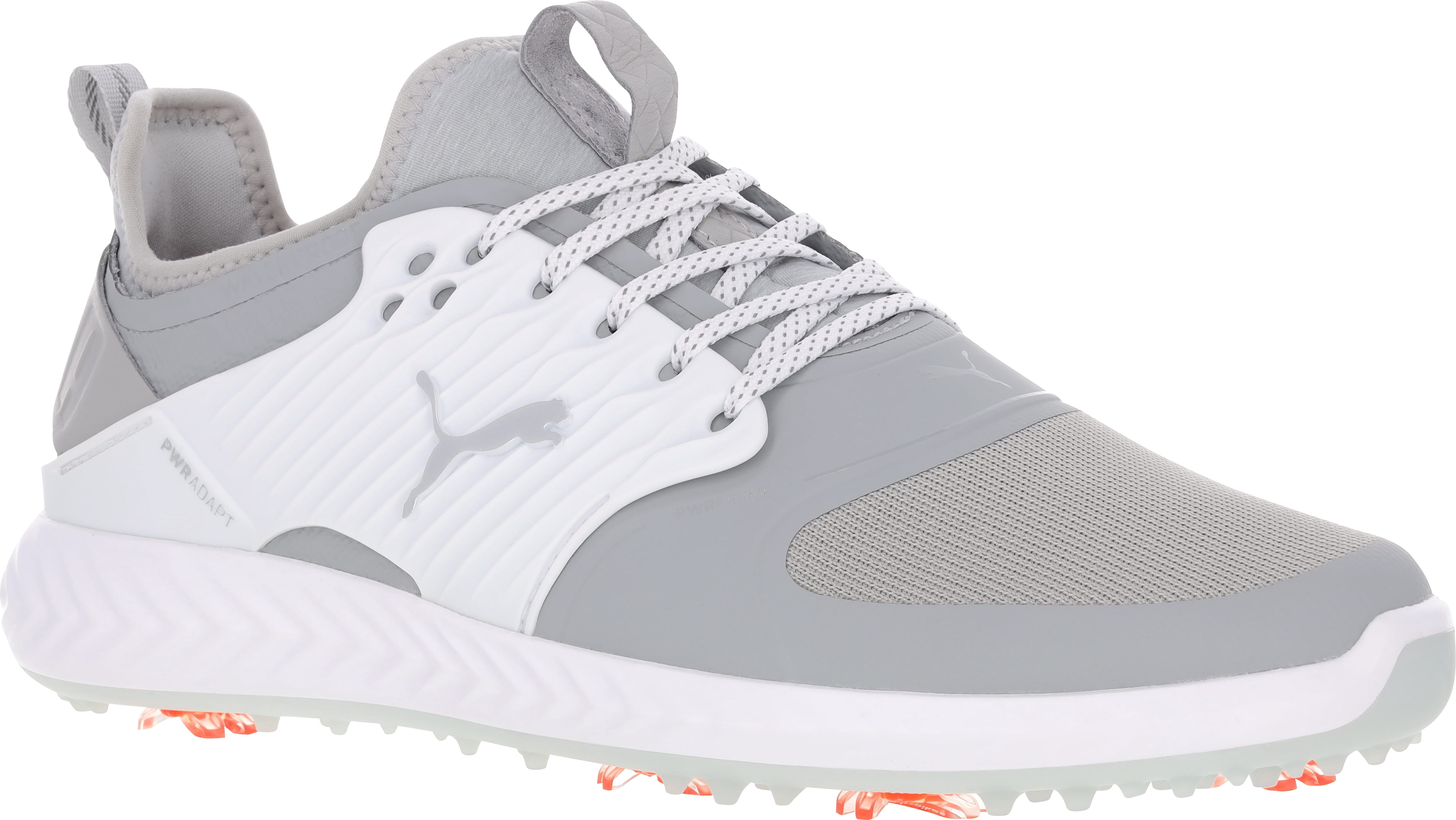 NEW Mens Puma Ignite PWRADAPT Caged Golf Shoes High Rise/Silver
