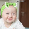 thumbnail image 5 of Bow Headband Fashion Cute Cotton Hair Band for Teenager Green 6.3Inch, 5 of 6