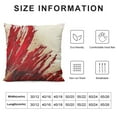 thumbnail image 5 of Nawypu  Kids Red Throw Pillow Cover Red Gold Pattern Pillow Cases Cushion Covers for Teens Decor Abstract Art Decorative Throw Pillowcases Modern Style Cushion Cases Bedroom, 5 of 5