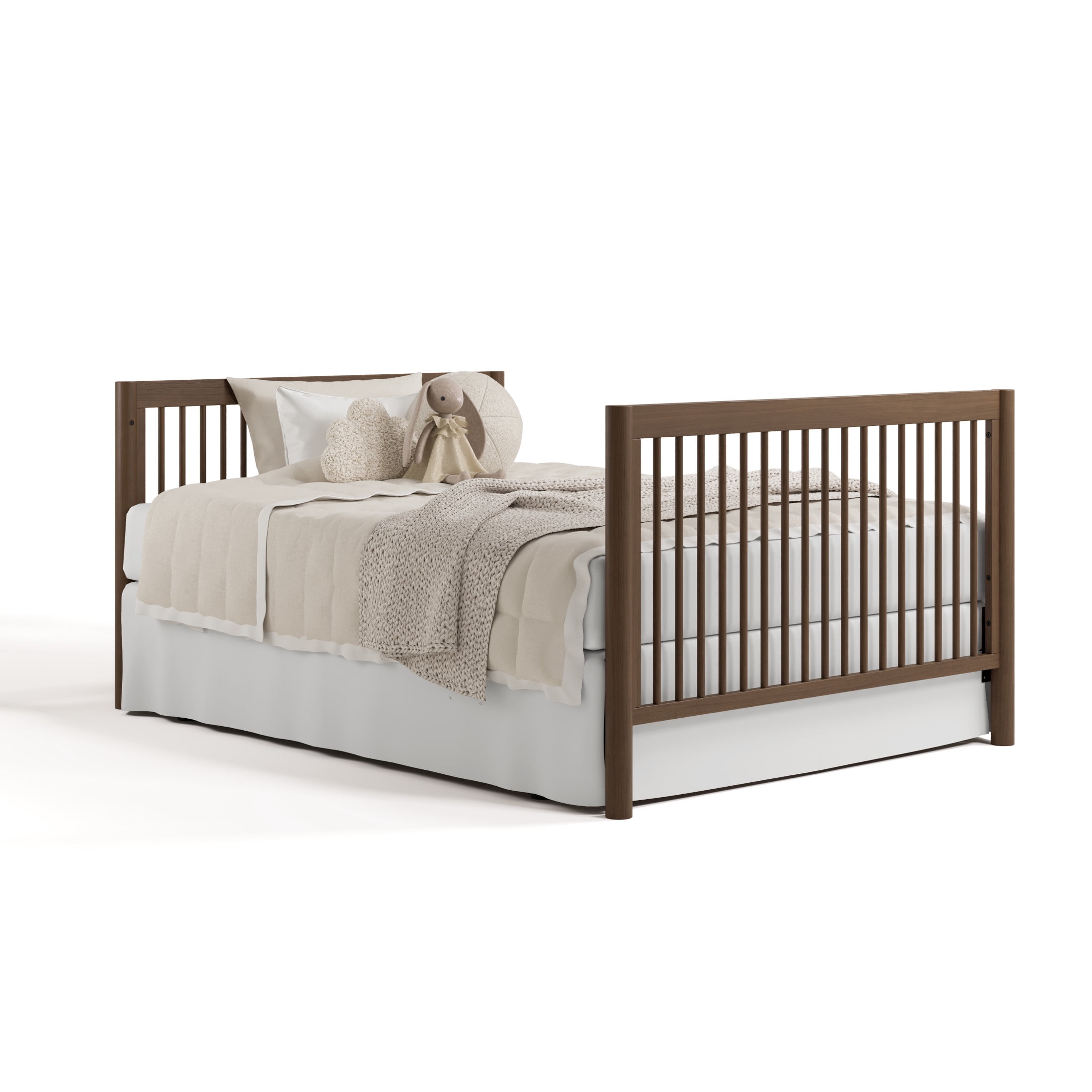 Art of Nursery by Storkcraft Malta 5-in-1 Convertible Crib with Drawer and Toddler Guardrail - Hazelnut