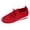 Red, variant on NOKIO Casual Sneakers for Women Lightweight S𝗅ip On Sport Shoes Breathable Knitted Mesh Shoes Non-S𝗅ip L𝗈afers Shoes L𝗈w Top Soft Sole Trainers Shoes for Summer and Autumn