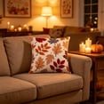 thumbnail image 2 of Fall Pillow Covers Halloween Fall Decorations Yellow Sofa Couch Pillow Covers Square Summer Pillow Covers 18x18 for Farmhouse Thanksgiving Maple leaves Decorative Throw Pillow Covers Cushion Cases, 2 of 6
