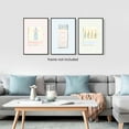 thumbnail image 2 of Hieng 3 Piece-12x16in Bow Matchbox Champagne Print Poster, Trendy Aesthetic Matchbook Canvas Wall Art, Preppy Matches Poster, Colorful Coquette Champagne Picture,College Dorm Wall Decor, 2 of 6