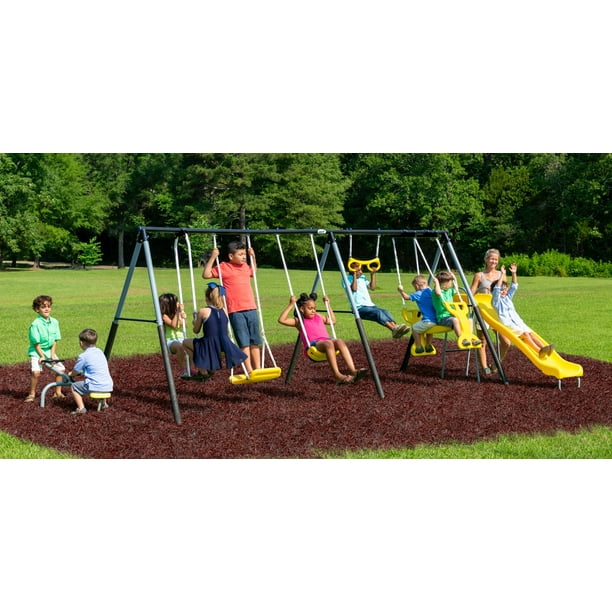 XDP Recreation Rising Sun Metal Swing Set