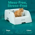 thumbnail image 3 of Petcove Automatic Litter Box for Cats with App Control – Self Cleaning, Odor Control, Quiet Auto Cat Litter Box for Multiple Cats - Light 1 bag, 3 of 7