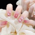 thumbnail image 3 of Uñas postizas Bling Uñas postizas Uñas postizas Puntas cuadradas Cobertura total Uñas postizas, 3 of 5