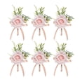 thumbnail image 1 of Oferta por tiempo limitado!Pulsera de ramillete de muñeca, ramillete y ramillete de graduación, pulsera de ramillete de rosas para fiesta de graduación de aniversario de boda, 1 of 2
