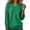Green, variant on DYTTDG Women's V-Neck Sweater | Long Sleeve Loose Fit Solid Color Knit Pullover Top, Ribbed Cuffs and Hem Casual Jumper for Daily Outfits