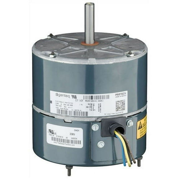 Rheem HVAC 1/5 HP ECM Condenser Fan Motor 208-230 Volt - AC Air Conditioner Component