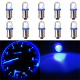 cciyu 10 Pack Blue MMF7 BA9S 57 LED Bulb Gauge Cluster