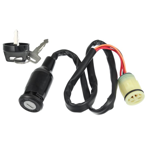 Motbike Ignition Key Switch Black for Honda Rancher TRX350 400 420 for
