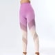 thumbnail image 1 of MKLEKYY Conjunto deportivo para mujer, pantalones de yoga largos ajustados con degradado, pantalones de fitness de cintura alta sin marcas para mujer, 1 of 4