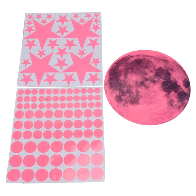 Pegatinas decorativas de pared que brillan en la oscuridad BuyWeek PVC